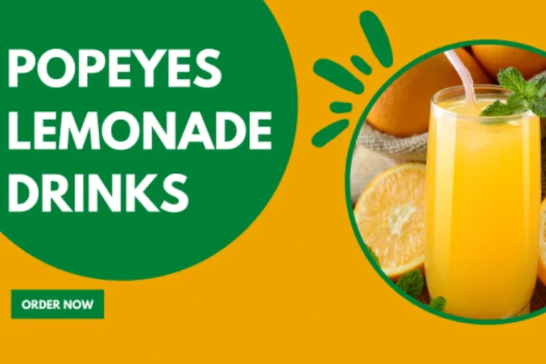 Popeyes Lemonade Drinks